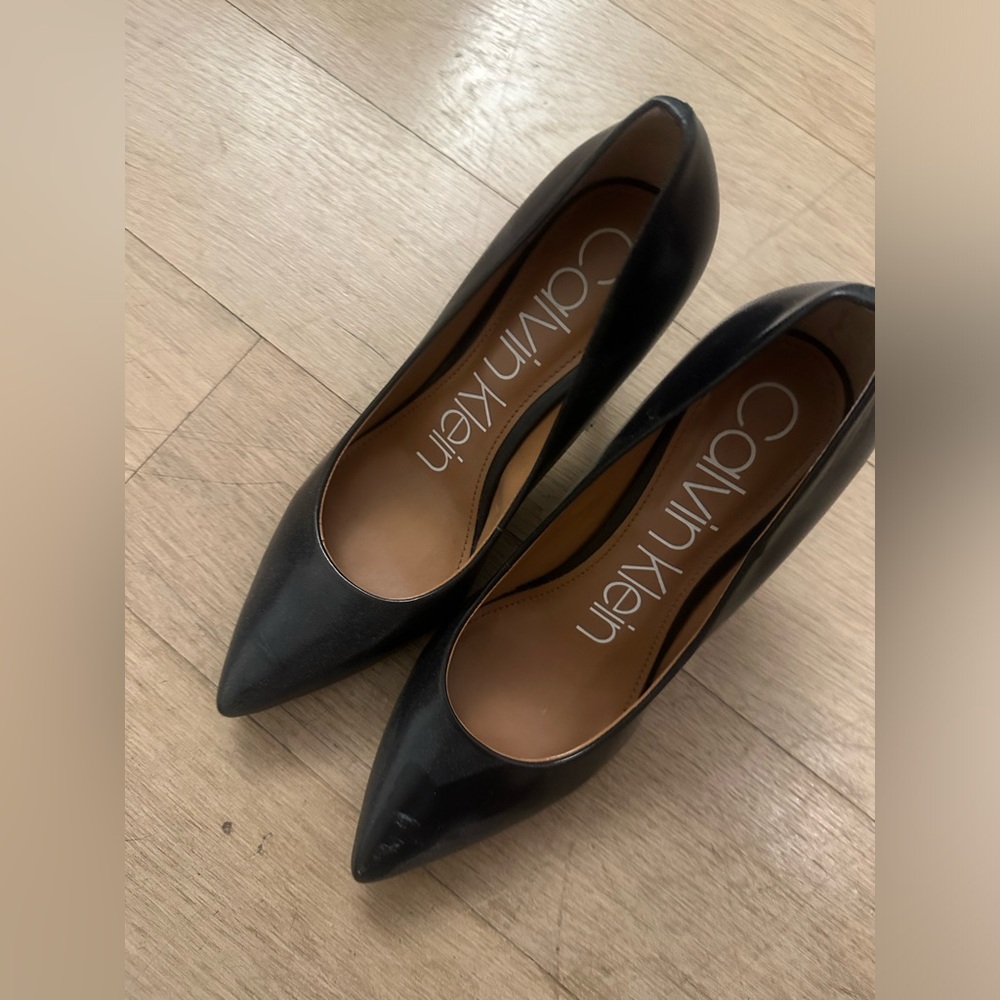 Calvin Klein Black Heels Size 7.5